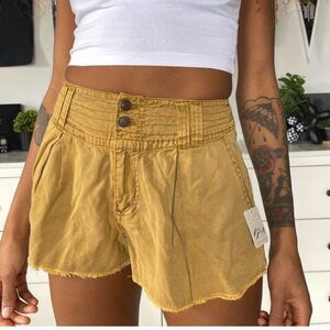 Free People Tahoe Tencel Brown Shorts!